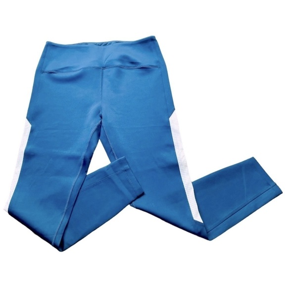 Zyia Blue and White Athletic Leggings Size 16/18 - Picture 1 of 7
